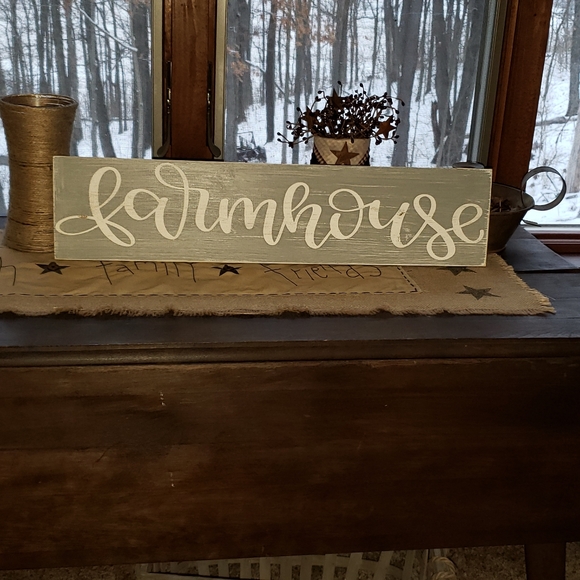 Handmade Other - BRAND NEW Handmade Wooden FARMHOUSE Sign
